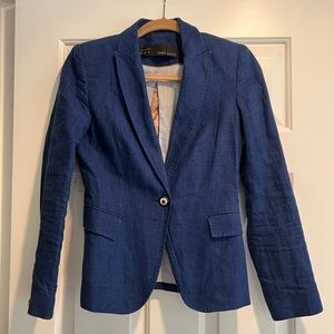 Zara Linen Blazer